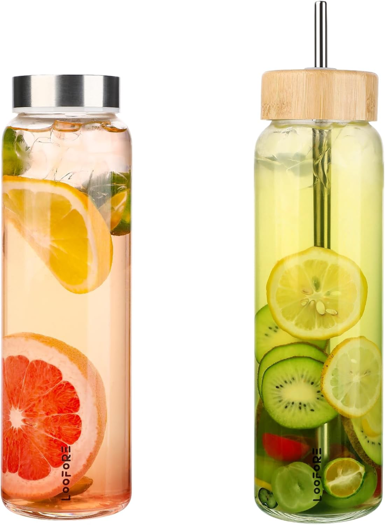 Gourde en verre loofore